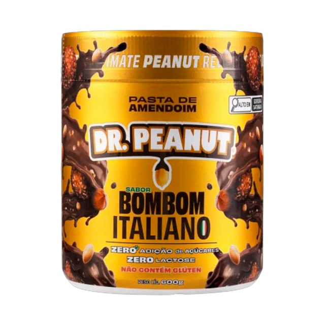 Pasta De Amendoim (Pote 600g) - Bombom Italiano